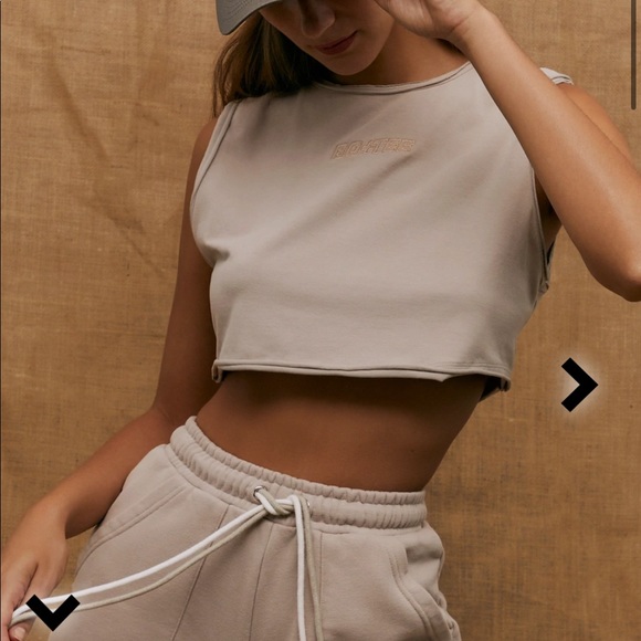 Oh Polly Tops - NWT Bo + Tee Force Cropped Muscle Tee